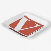 Brief V Papieren Bordje (Gebogen)