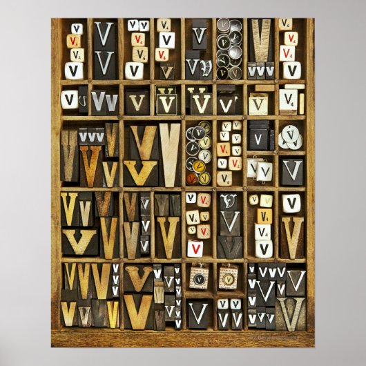 Brief V Poster (Voorkant)
