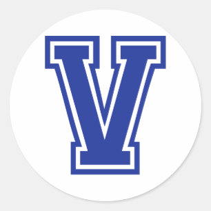 Brief V Ronde Sticker