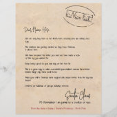 Brief van de bureau van de Santa Personalized (Voorkant)