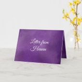 Brief van de hemel - Personaliseer met de naam van Kaart (Gele Bloem)