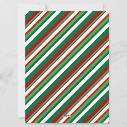 Brief van de Kerstman Feestdagenkaart (Achterkant)