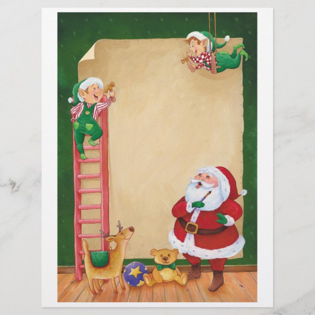 Brief van de Kerstman: Helper Elves (Voorkant)