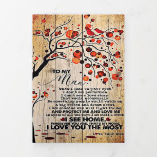 Brief van de klacht aan de echtgenoot   Lovely Gif Drieluik Aankondiging