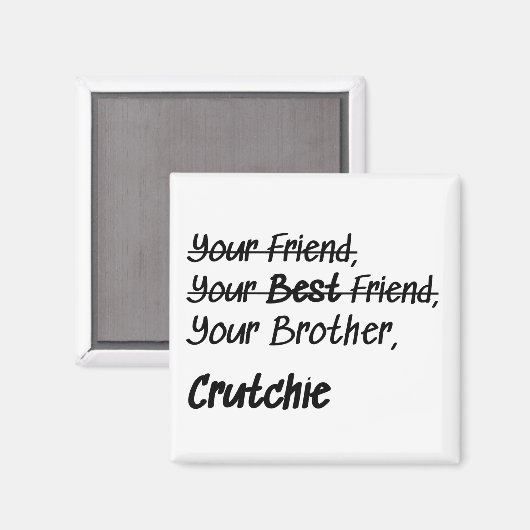 Brief van de Refuge Magnet Magneet (Voorkant / Achterkant)