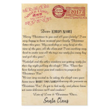 Brief van de Santa | Noordpoolbrieven