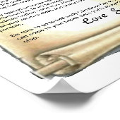 Brief van de Santa Poster (Hoek)