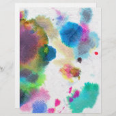 Brief van de waterverf! (Voorkant / Achterkant)