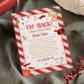 Brief van Elf Christmas Arrival Letter Kaart