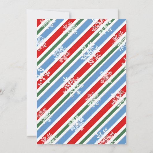 Brief van Elf Kerst Kind Briefkaart (Achterkant)