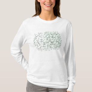Brief van Franz Schubert T-shirt