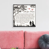 Brief Van Hemel Canvas Afdruk (Insitu (Woonkamer))