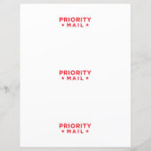 Brief van het  kind aan de Santa (Achterkant)