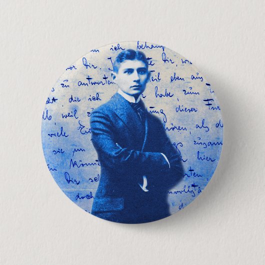 Brief van Kafka Ronde Button 5,7 Cm (Voorkant)
