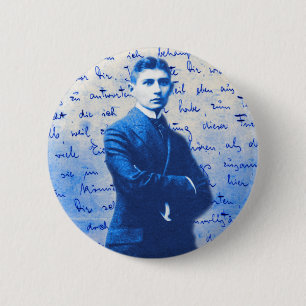 Brief van Kafka Ronde Button 5,7 Cm