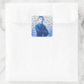 Brief van Kafka Vierkante Sticker (Tas)