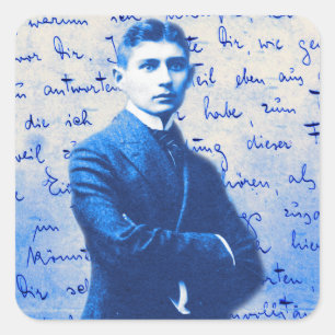 Brief van Kafka Vierkante Sticker