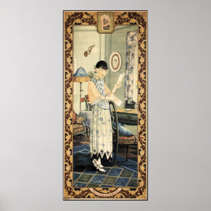 BRIEF VAN MIJN LOVER Cigarette Chinese Adverteren Poster