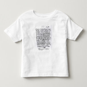 Brief van Mozart aan zijn vader van 5 april Kinder Shirts