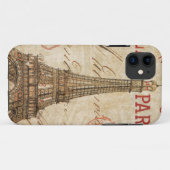 Brief van Parijs Case-Mate iPhone Case (Achterkant (horizontaal))