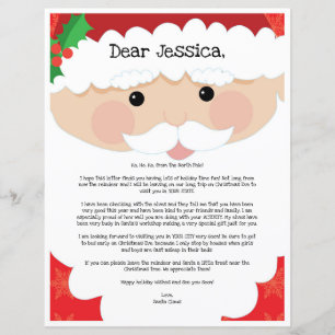 Brief van Santa Claus