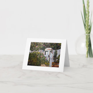 Brief van thuis notitiekaarten