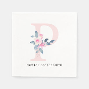 BRIEF VAN ZFT BLUSH BLUE WHITE FLORAL ALPHABETS P SERVET