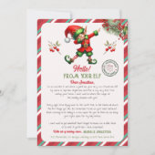 Brief voor eerste aankomst Elf Kaart (Voorkant)