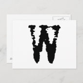 Brief W Briefkaart (Voorkant / Achterkant)
