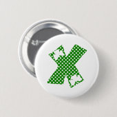 Brief X Ronde Button 5,7 Cm (Voorkant /achterkant)