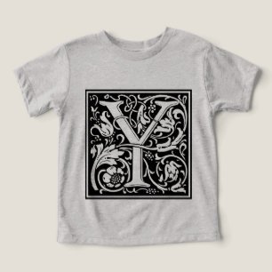 Brief Y Middeleeuws Monogram Art Nouveau
