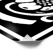 Brief Y Middeleeuws Monogram Art Nouveau Perfect Poster (Hoek)