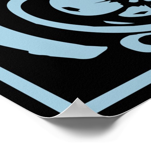 Brief Y Middeleeuws Monogram Art Nouveau Poster (Hoek)