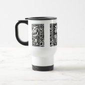 Brief Y Middeleeuws Monogram Art Nouveau Reisbeker (Links)