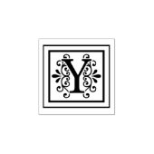 Brief Y Monogram Rubberstempel (Afrduk)