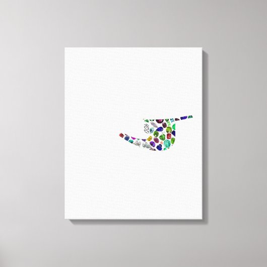 Brief "YOD" Canvas Afdruk (Voorkant)