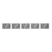 Brief Z Middeleeuws Monogram Art Nouveau Lint (Voorkant)
