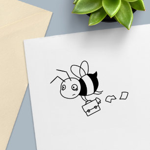 Briefcase voor gespannen keel zelfinktende stempel