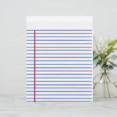 briefhoofd (Staand voorkant)