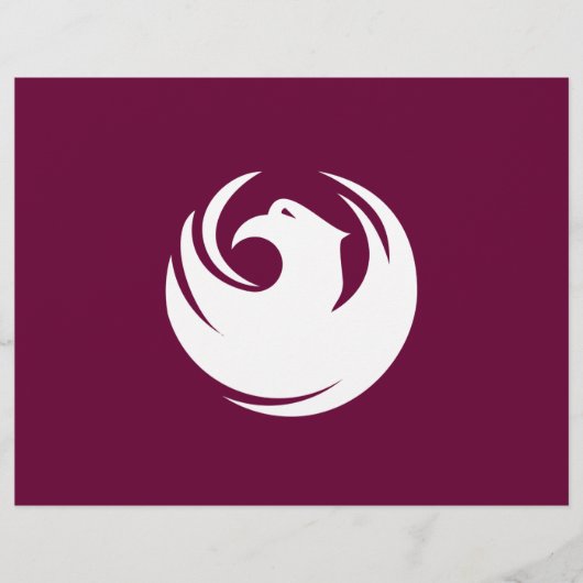 Briefhoofd met de vlag van Phoenix, Arizona (Voorkant)