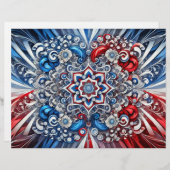 Briefhoofd met Franse kleuren Design (Voorkant / Achterkant)