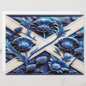 Briefhoofd met Schots Thistles Design (Voorkant / Achterkant)