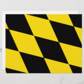 Briefhoofd met vlag van München, Duitsland (Voorkant / Achterkant)