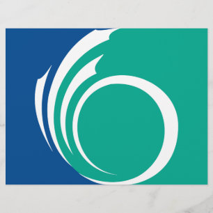 Briefhoofd met Vlag van Ottawa, Canada