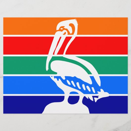 Briefhoofd met vlag van Sint-Petersburg (Voorkant)