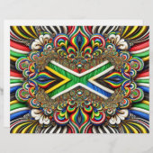 Briefhoofd met Zuid-Afrikaanse kleuren Design (Voorkant / Achterkant)