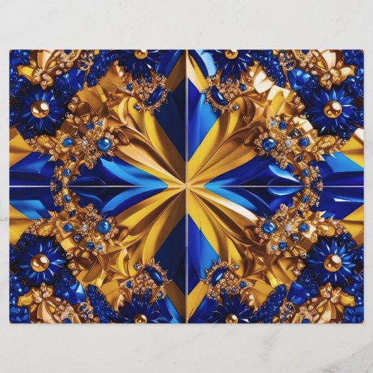 Briefhoofd met Zweden Kleuren Design (Voorkant)