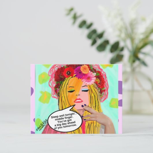 Briefkaart (Staand voorkant)