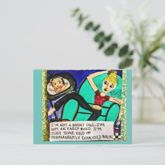 Briefkaart (Staand voorkant)