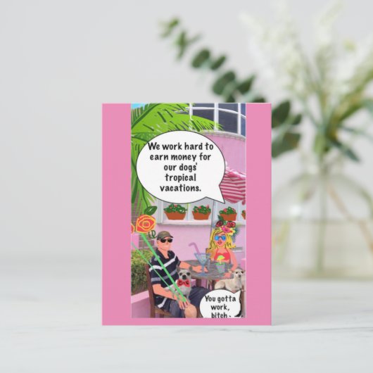 BRIEFKAART (Staand voorkant)